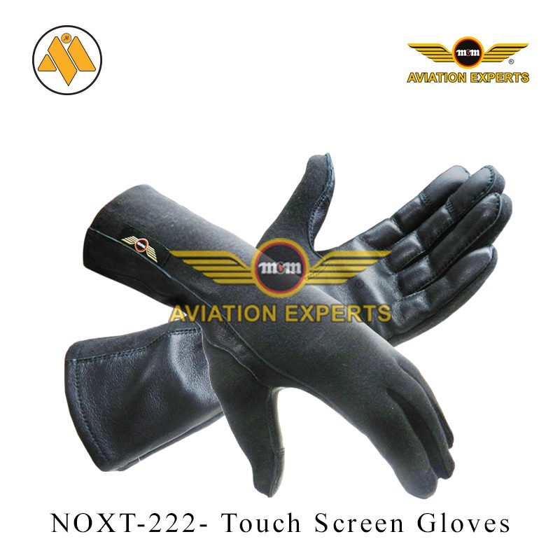 NOMEX DuPont TOUCH SCREEN LEATHER PILOT FLYERS FIRE HEAT RESISTANT GLOVES 